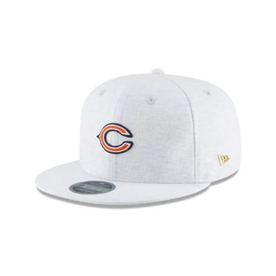 Grey Chicago Bears Hat - New Era NFL Micro Stitch 9FIFTY Snapback Caps USA7924853